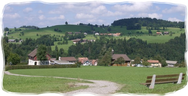 Ansicht vom Schweizer Bauerndorf Müselbach - Bild: Alex Brändle - Müselbach online